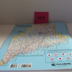 DeLorme Maine Atlas & Gazetteer Campgrounds Topographic Maps