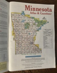 4th Edition Minnesota DeLorme Atlas & Gazetteer 11″ x 15.5″ Topo Maps Road Guide