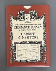 David & Charles – Cardiff & Newport Map – Reprint of OS Map – No 67