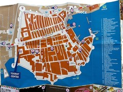 Dubrovnik, Croatia City Map, Foldable Map And Adverts