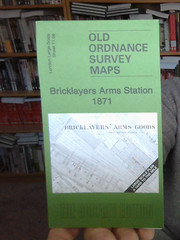 MAP OF Bricklayers Arms Station 1871 London Large Scale Sheet 11.06 NEW