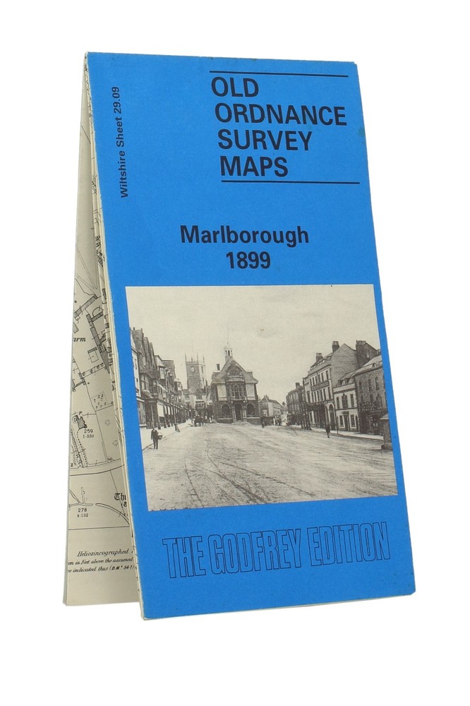 Marlborough, 1899, Old Ordnance Survey Maps, Godfrey Edition, Wiltshire