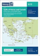 G13 Gulfs of Patras and Corinth by Imray G Series (Sheet map, folded)