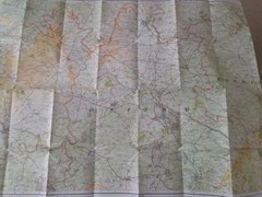 4 Vintage Bartholomew Maps Different Counties In Great Britain