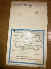 Vintage Ordnance Survey Tourist Map North York Moors 1979 Map