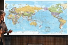 MAP OF THE WORLD POLITICAL MAP POSTER GINANT SIEZE 150 X 100 CM WALL DECOR