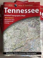 DeLorme Atlas & Gazetteer TENNESSEE Mint