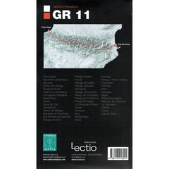 Senda Pirenaica (Trans Pyrenees Trail) GR11 guide + map Cabo Higer-Cap de Creus