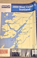 IMRAY 2800 W. COAST SCOTLAND (X7) + SC1972 + SC 1826 MARITIME CHARTS VG FREEPOST