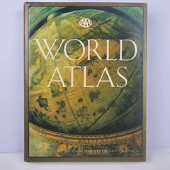 AAA World Atlas 1992 Hammond Incorporated Hardcover Reference Book Maps