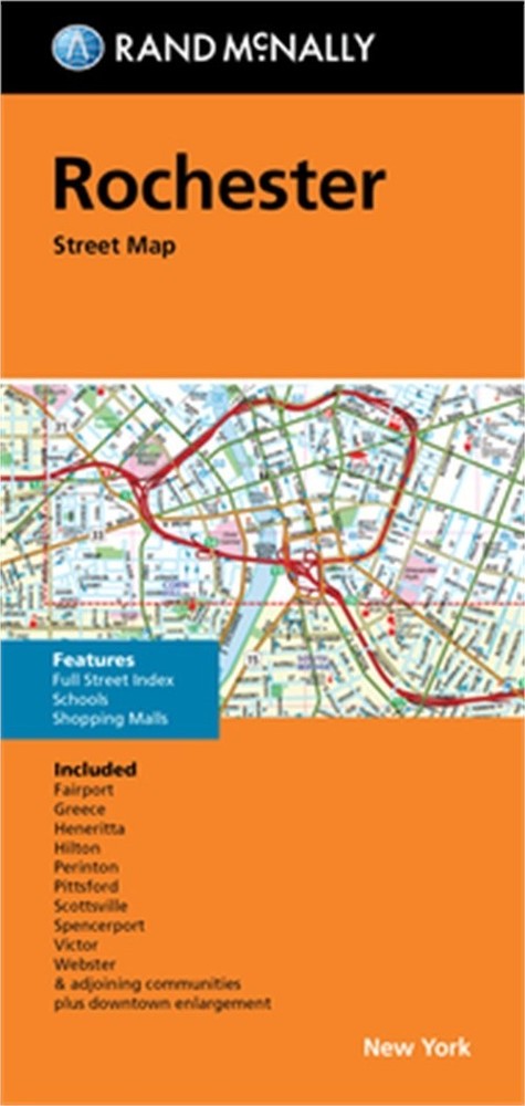 Rand McNally Folded Map: Rochester New York Street Map (Paperback or Softback)