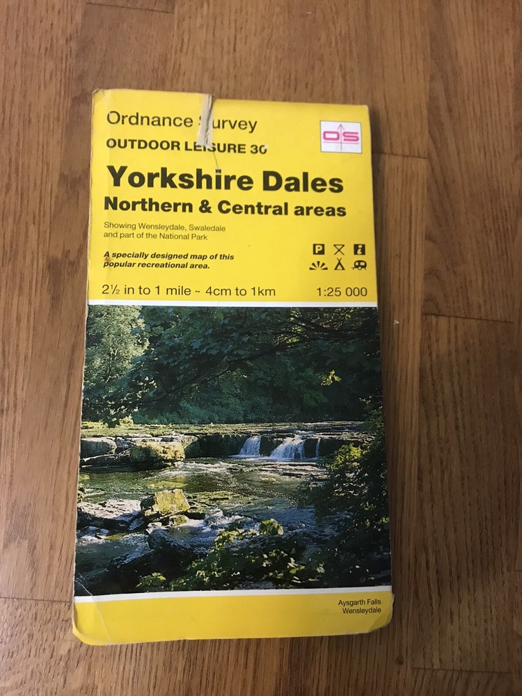 Ordnance Survey Outdoor Leisure Map 36 – Yorkshire Dales Northern And Central