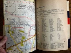 Vintage 1970s Geographers’ London Atlas 7th Edition A-Z Map Company Limited