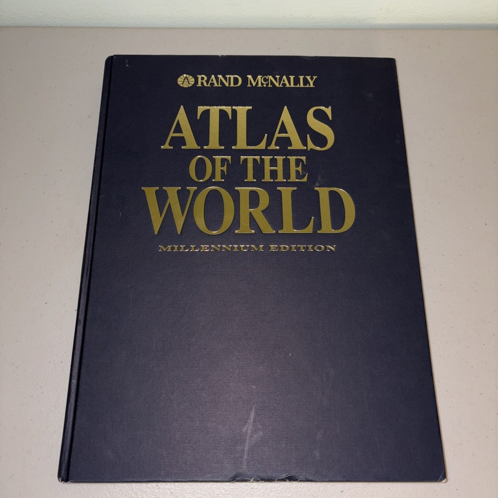 Atlas of the World Millennium Edition 90’s Vintage Collection Randy McNally