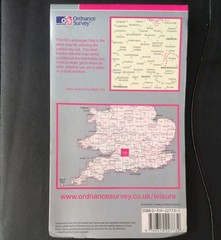 Ordnance survey map 1:50000 Swindon and Devizes 173
