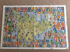 Retro Shell Historical Map Of England & Wales – 1971
