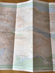1976 Ordnance Survey Pathfinder Map 237 NH00/10 Loch Loyne (incl Tomdoun )