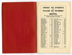 Easyfind Map & Street Directory for BRISTOL vintage 1960’s (price 2/6 undated)