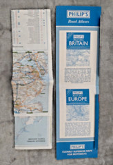 Philip’s Road Map of Great Btiain 1991 edition Scale 1:625000