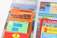 Vintage Traveller maps France x 12 Michelin etc See photos