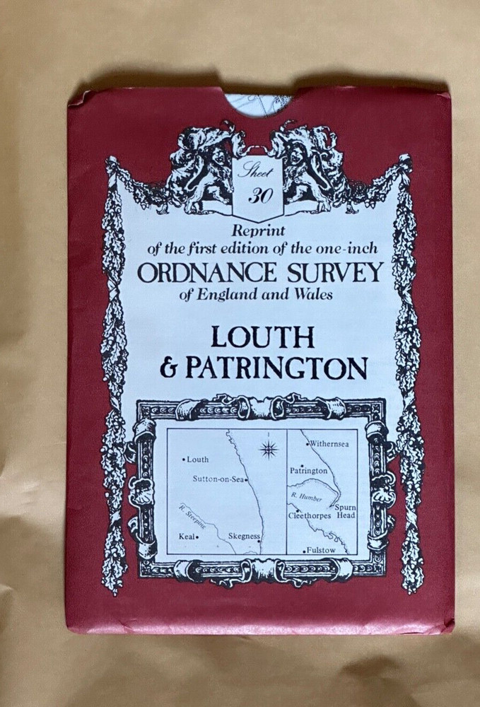 David & Charles,OS Sheet Map ,1st Edition, 1 Inch Reprint, Lough &, No 30