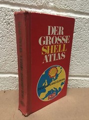 Der Grosse Shell Atlas Deutschland Europa 1978-79 Vintage Map Book