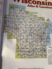 Wisconsin Atlas & Gazetteer Topographic Maps DeLorme 2003 VTG BACK ROADS Hunting