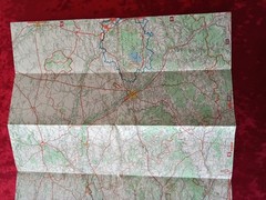 IGN France Carte Touristique 103 Île-de-France Champagne Map Vintage 1980s
