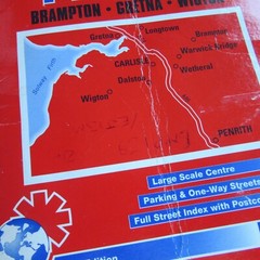 Local Red Book Carlisle Penrith Town Centre Maps 2003 Cumbria Local Interest