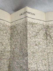 Vintage Ordnance Survey Map Sheet 175 Okehampton