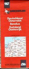 Michelin Map 987 – Germany, Austria 11th Edition 1985