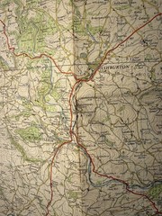 OS Ordnance Survey One Inch Cloth Map, Plymouth, no:187, 1961