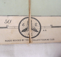 Antique Bartholomews 2m:1in Cycle Sheet Map on Linen No.31 Kent 1917