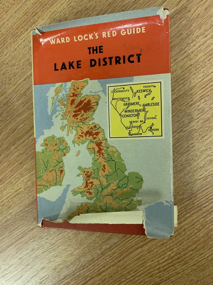 The Lake District – Ward Locks Red Guide Circa 1965 Hardback Dust Jacket Maps