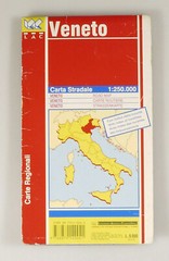 PRL) CARTA STRADALE 1:250.000 REGIONE VENETO LAC CARTE REGIONALI ROAD MAP ITALY
