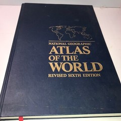 National Geographic Atlas of the World 1995 HC 6th Edition Illustrated 18 X 12
