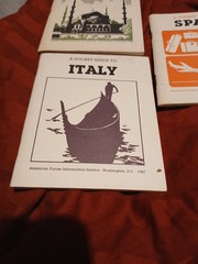 3 1980s MILITARY POCKET GUIDES Spain, Italy & Turkey