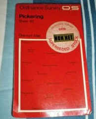 Ordnance Survey Map Sheet 92 Pickering (One Inch Map)