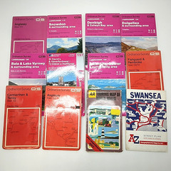 Wales – Touring Driving Maps – Bundle X 12 Ordnance Survey Landranger ETC Maps