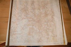 OS poster flat MAP Manchester Stockport Salford Oldham Warrington Rochdale