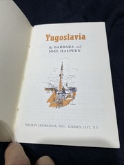 American Geographical Society Around the World Program- Yugoslavia