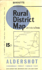 Barnetts Rural District Map ALDERSHOT and surrounding area