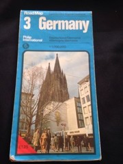MAP – Germany Map no 3 Philip International 1:1,000 – Used 1976 colour (1226)