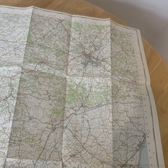 Ordnance Survey Hastings Sheet 184 One Inch Map 1959 Seventh Series