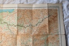 PEMBROKE WALES – Bartholomew’s Half Inch CLOTH MAP Sheet 11