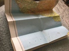 1970s Old Vintage Bartholomew’s Half-inch Contoured Map Sheet 46 Firth Of Forth