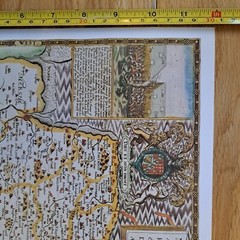 Tudor map of Norfolk John Speed