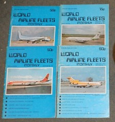 World Airline Fleets – Lot of 4 – 1978 – 1980