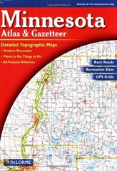 MINNESOTA ATLAS & GAZETTEER (DELORME ATLAS & GAZETTEER) *Excellent Condition*