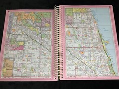 CHICAGOLAND ATLAS 2000 Edition by American Map Corp. Hardcover & Spiral